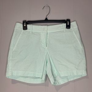 J Crews Stripped Shorts